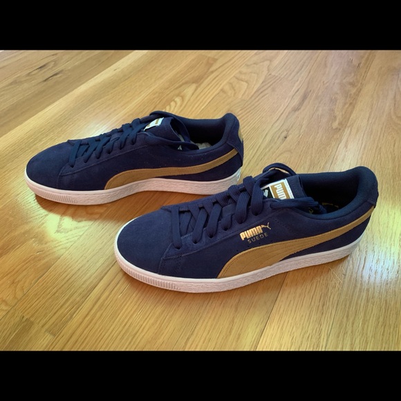 puma navy and gold